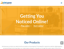 Tablet Screenshot of platypuslocal.com